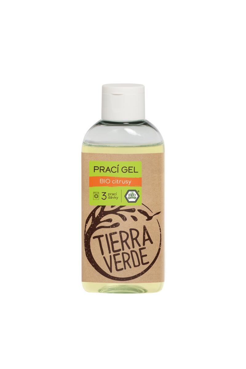 Prací gel s vůní BIO citrusů (lahvička 100 ml)